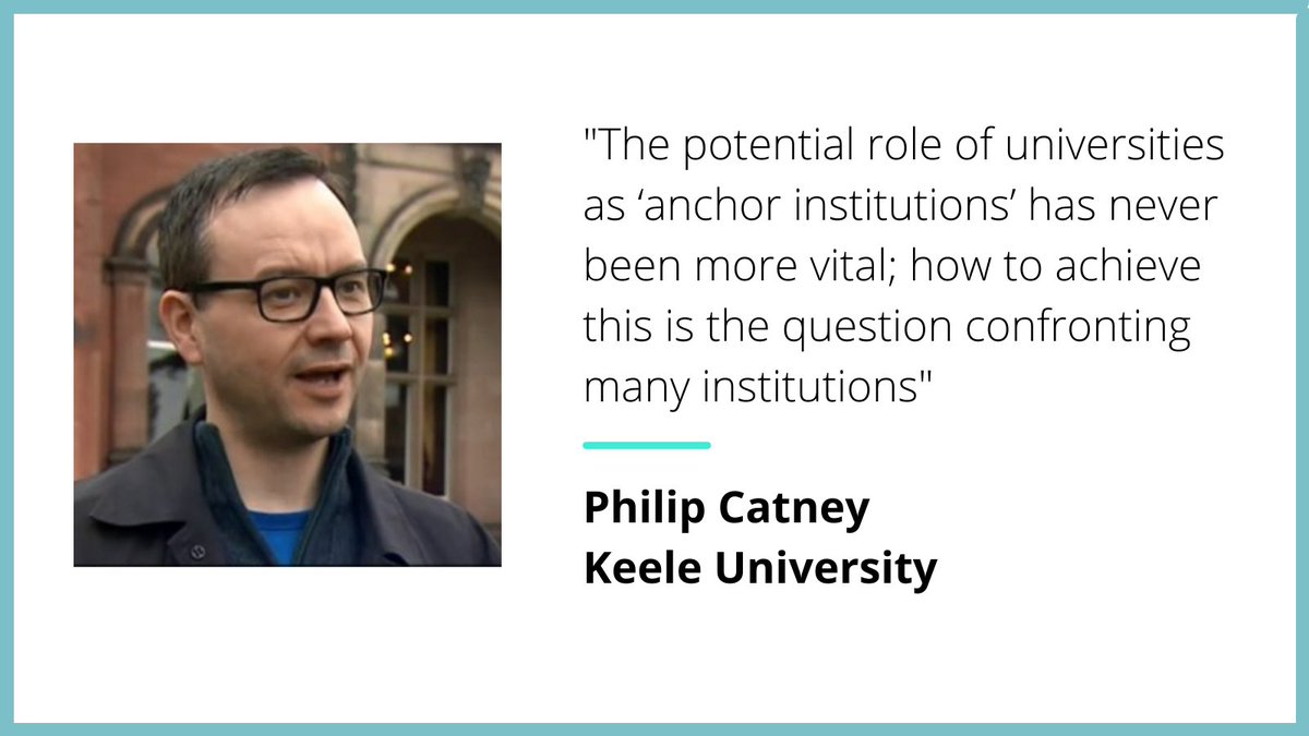 'The potential role of universities as ‘anchor institutions’ has never been more vital; how to achieve this is the question confronting many institutions' In the latest UPEN blog @PhilipCatney lays out how @KeeleUniversity has approached this question. upen.ac.uk/blogs/?action=…