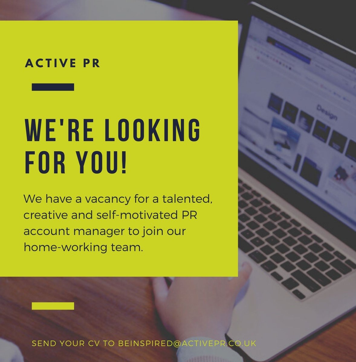 ActivePRuk's tweet image. As property specialists, we work with several well-known residential property clients. If you’re an experienced writer / PR professional (a passion for property is a bonus) we’d💙to hear from you. Send your cv to beinspired@activepr.co.uk #PRjobs