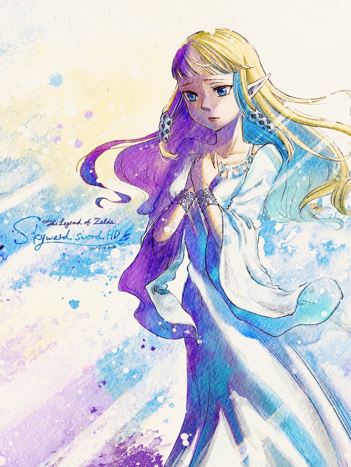 かのたろ Oim8n Nsakitunn とっても素敵なイラストですね 色彩とか透明感が めちゃくちゃ好きです Twitter