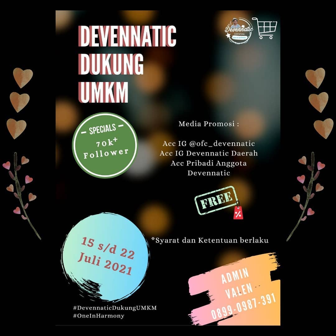 ofc_devennatic's tweet photo. #DevennaticDukungUMKM 💙 https://t.co/6axaBsviY0