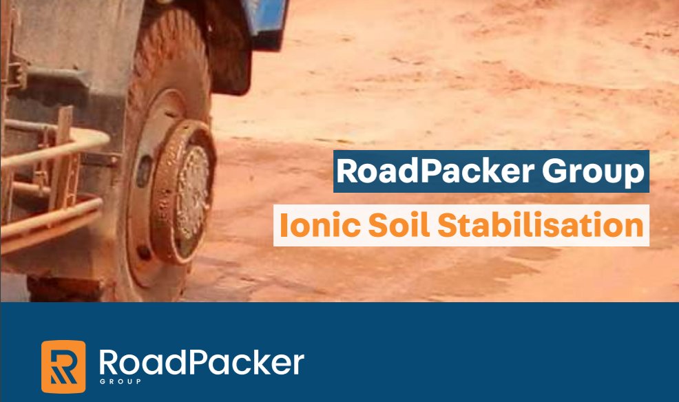 RoadPackerGroup's tweet photo. Through ionic exchange #RoadPackerPlus, transforms soil into a firm, waterproof & durable load bearing surface that can be used directly for traffic or alternatively paved to carry anything from motor cars & motorcycles to articulated logging trucks. | https://t.co/pDEFPo2UQ8 https://t.co/RBQ5auDhEh
