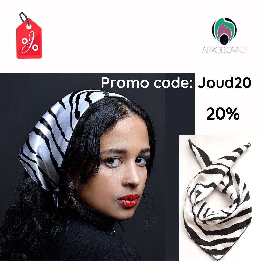 JoudOffers's tweet photo. Get AFROBonnet products now!✨

→ Get Quagga Scarf ONLY for 1880 SDG with “Joud20” code.
→ Place your order via WhatsApp: 090 706 1575
→ Offer Limited to Saturday, 17 July.
→ Delivery fees: standard 850 SDG. https://t.co/VmoRDieqvM