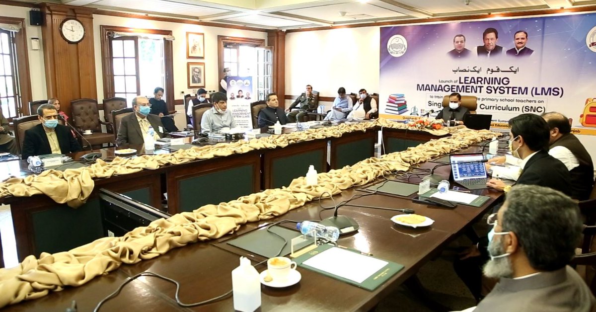 School Education Punjab (@schooledupunjab) on Twitter photo Chief Minister Punjab <a href="/UsmanAKBuzdar/">Usman Buzdar</a> inaugurated the teachers' training portal 'Learning Management System' on Single National Curriculum earlier Today. LMS will serve as the centralized repository of learning resources for Teachers, making learning accessible on one click. Chief Minister Punjab <a href="/UsmanAKBuzdar/">Usman Buzdar</a> inaugurated the teachers' training portal 'Learning Management System' on Single National Curriculum earlier Today. LMS will serve as the centralized repository of learning resources for Teachers, making learning accessible on one click.