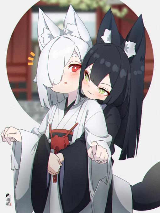 pixivFANBOXで2021-04-06/看板娘「結・紗寧」を公開しました! https://t.co/zHf3nNgUpo 