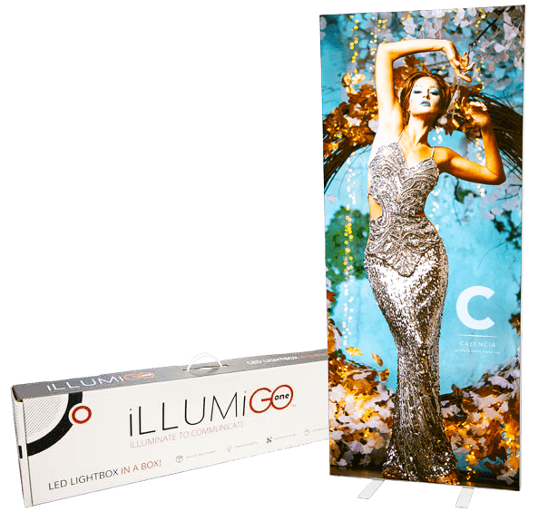 MarlerHaley's tweet photo. The iLLUMiGO™ One is the sleekest member of the iLLUMiGO™ family. A single sided, rollable panel of LED lights will help your graphic really stand out. 
https://t.co/nuc4FKjSV3 https://t.co/efJg2UCHUi