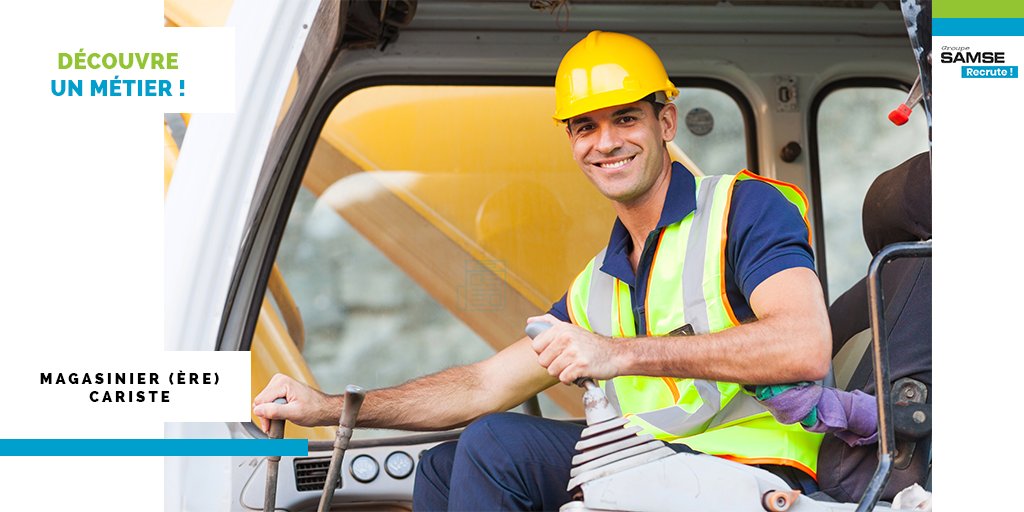 RHGroupeSAMSE's tweet image. Quel que soit ton parcours professionnel, nous grandissons ensemble. Découvre notre métier de #magasiner #cariste au sein du #groupesamse.

Tenir les stocks &amp;amp; gérer la relation client sont les missions principales, découvre les autres ➡ swll.to/TQkh8