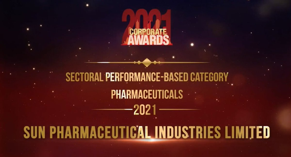 SunPharma_Live's tweet photo. We are honoured to receive the @DNB_India Corporate Award under the Sectoral Performance-based category- Pharmaceuticals. The award recognizes our role as a key contributor in India's economic growth story and resilience.

#DNBTop500 #DNBCorporateAwards #SunPharma https://t.co/i5pltAreO5