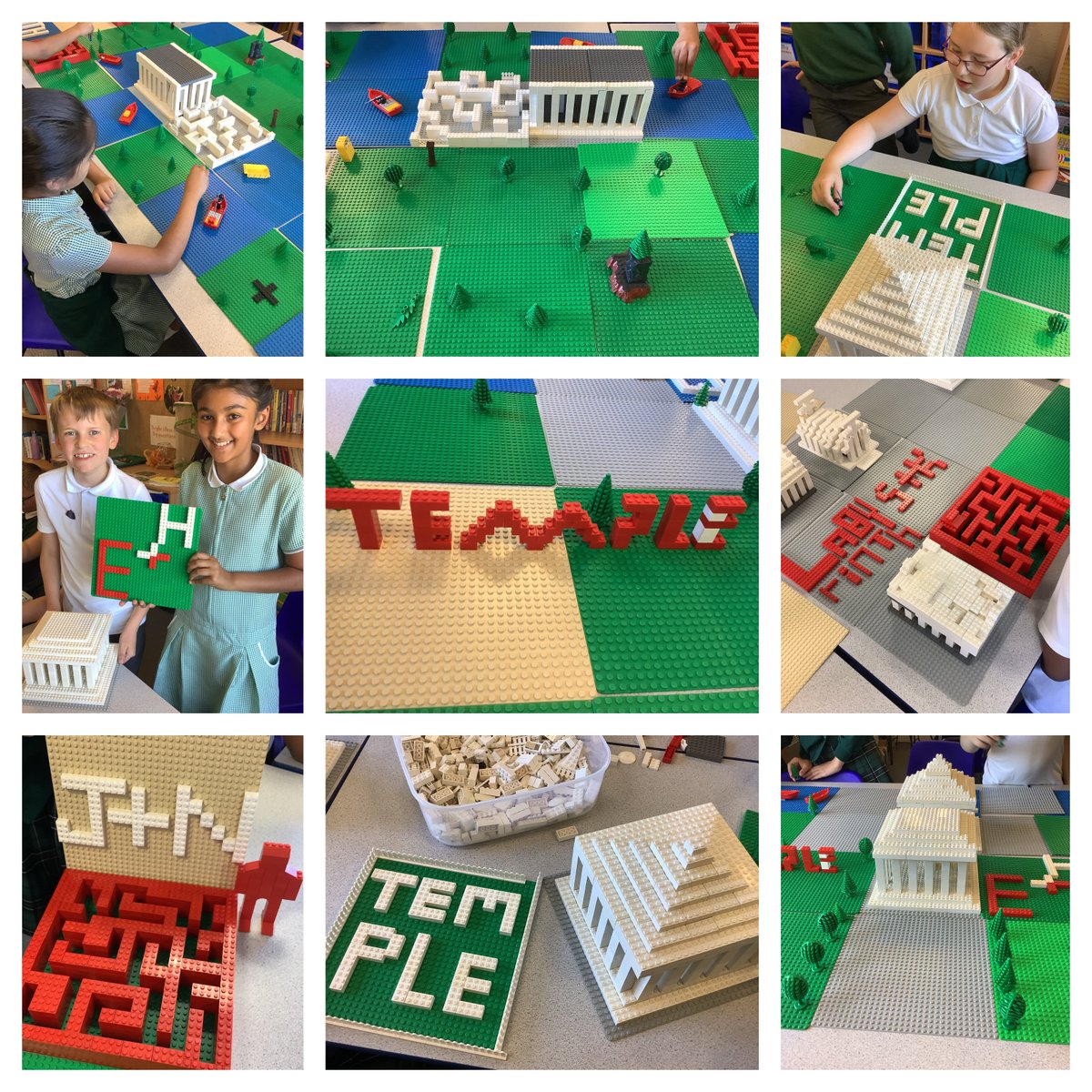 SJSNelson's tweet photo. Year Five had a brilliant time in their workshop this morning making models linked to our topic of Ancient Greece - look how amazing they are! https://t.co/XhFo4erILU