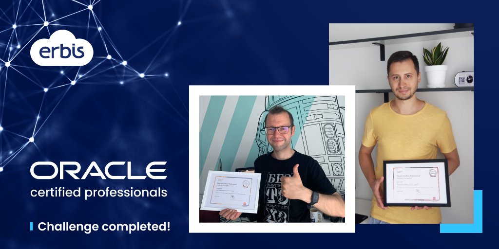 ErbisCompany's tweet image. At Erbis, we always encourage initiatives meaning self-development and professional growth. 💪
This time our #JavaEngineers decided to prove their expertise and get “Oracle Certified Professional: Java SE 11 Developer” certifications. Congratulations! #javadevelopment