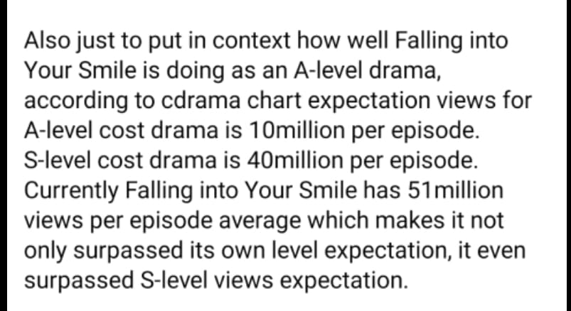 Zhaoyao84505944's tweet image. #XuKai #FallingIntoYourSmile Also just to put in context how well Falling into Your Smile is doing ...
cr:@xukaidrama