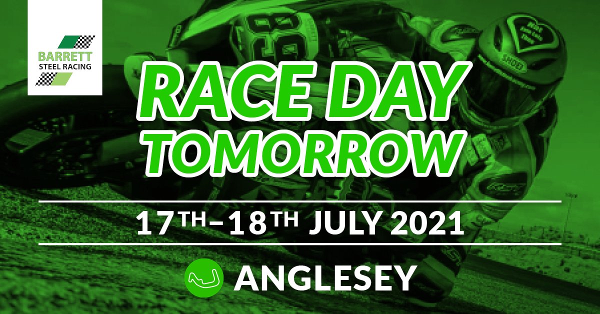 The weekend is finally here. Today the team are heading to @AngleseyCircuit. Team BSR are so ready to get back on the #track tomorrow!