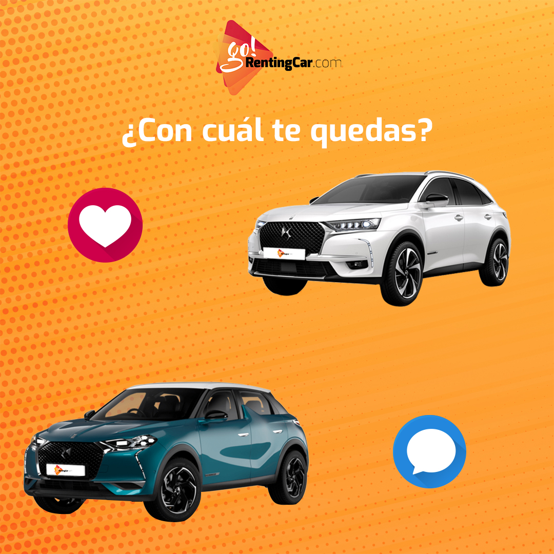 GoRentingCar's tweet image. 🤩 El #DS7 y el #DS3 son dos SUVs con elegancia y personalidad, pero también con sus peculiaridades distintivas. ¿Con cuál te quedas tú? 😉

👍 DS7 
💬 DS3 

#GoRentingCar #RentingEspaña #RentingCoches #CitroenDS7 #DS7Crossback #DS3Crossback