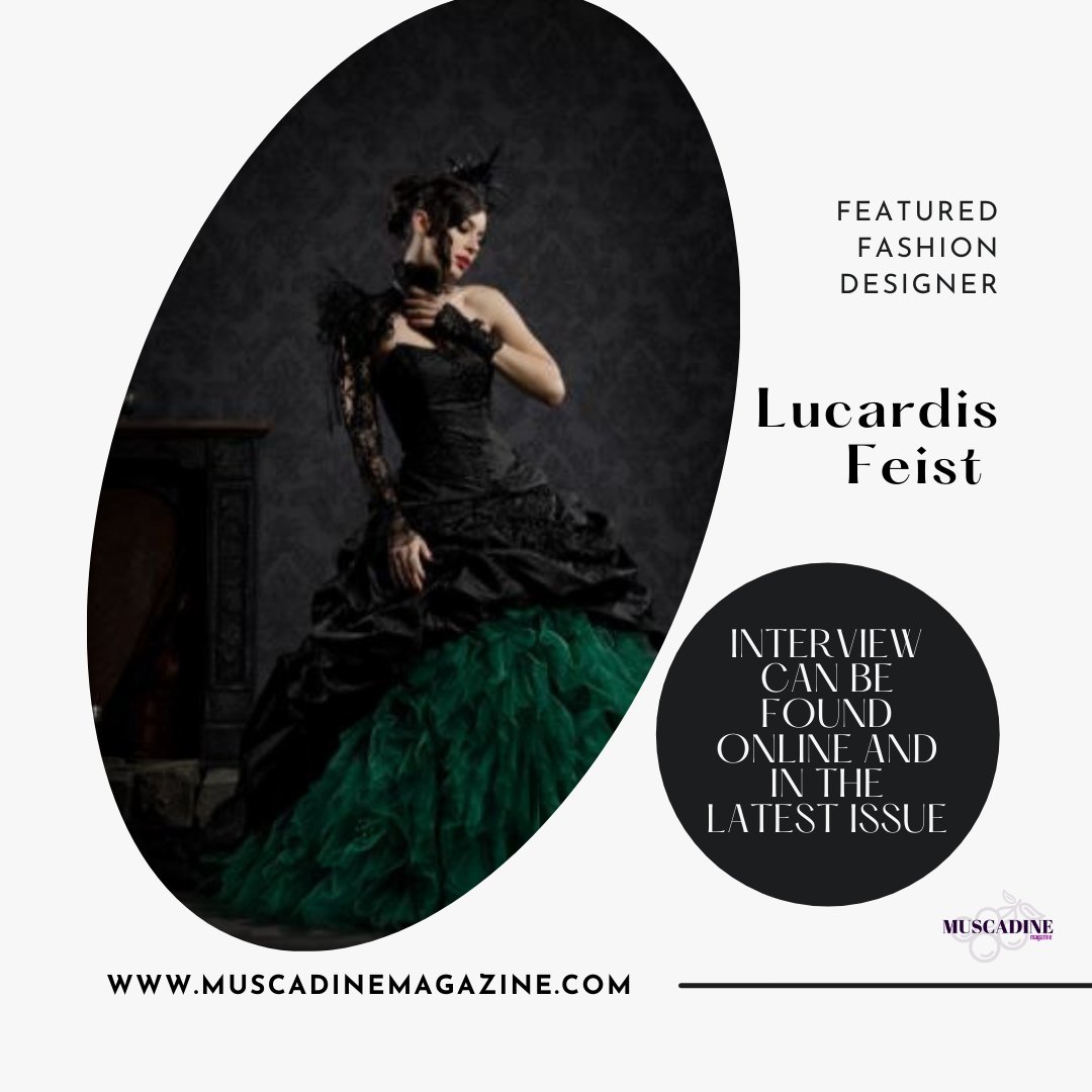 muscadinemag's tweet image. Introducing Lucardis Feist Fashiondesign / Feist Style  These beautiful gowns and gorgeous suits are made in Germany.  Their interview is available in our latest issue and for a limited time at muscadinemagazine.com/fashion #muscadinemagazine #lucardisfeist #germanydesigner