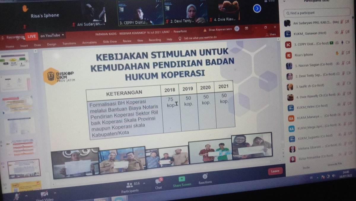 ansoed's tweet photo. Giat WFH Jum'at 16 Juli 2021, Mengikuti Webinar Series Hari Koperasi Ke 74 Sesi XII"Pembaruan Anggaran Dasar dalam Mendukung Kemudahan Pendirian Koperasi"
@KemenkopUKM
@deputiperkoperasian
@penyuluhkoperasi
#deputiperkoperasian
#kemenkopukm
#depcoop
#ppkljawabarat
#ppklciamis https://t.co/M4TbGH9SjF