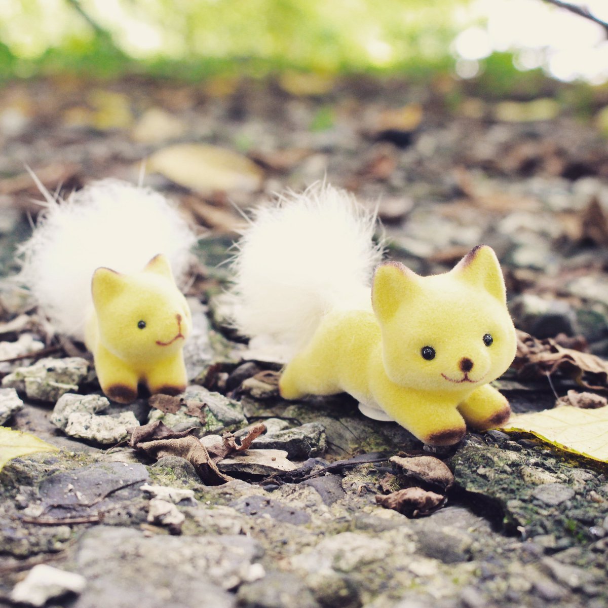 running foxes🦊🍃✨ 近日発売！！ チャーミーアニマル親子 親：770円