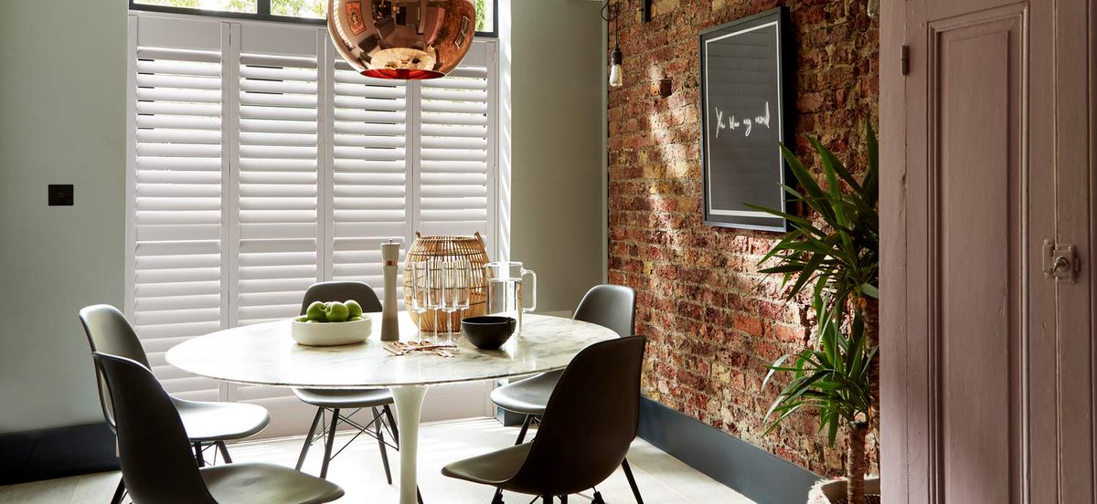 CaraKitchens's tweet photo. Looking for wooden shutters? We have a large selection in store and can supply and fit them and even better offer a FREE interior design service.

#caradesign #woodenshutters #luxaflex #interiordesign #heswall #windowdressing https://t.co/X1qFBBPb1Q
