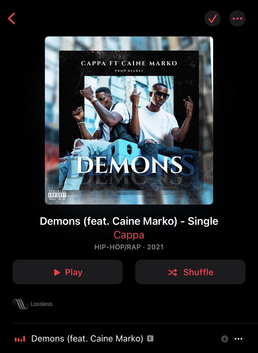 CaineMarko_'s tweet photo. @Cappa46ix - DEMONS feat Myself OUT NOW on all media platforms. !! 
Video out at 6PM. https://t.co/irVInR7vmG