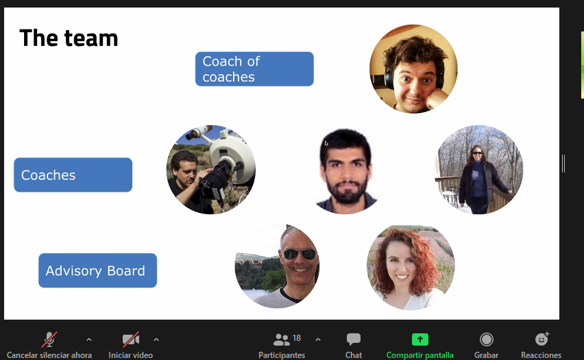 Detras del #osoc21 hay un gran equipo formado por el coach de los coach <a href="/dchavesf/">David Chaves-Fraga</a>, los coaches de los proyectos <a href="/eglezguardia/">Esteban González</a> <a href="/eruckhaus/">Edna Ruckhaus</a> y <a href="/SergeCF90/">Serge Chavez Feria</a>  y el equipo de apoyo <a href="/jutande/">Juan M. Utande™</a> y @Laura_marmota_ 
¡Gracias a todos!👏👏
Foto 📷⬇️