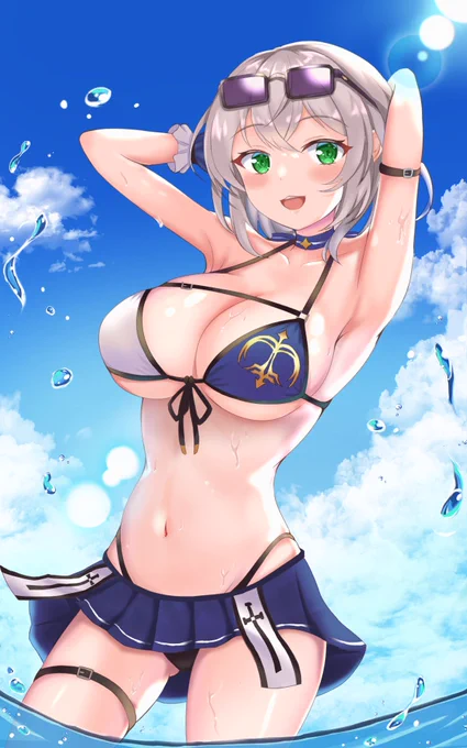 #ノエラート 
水着団長 