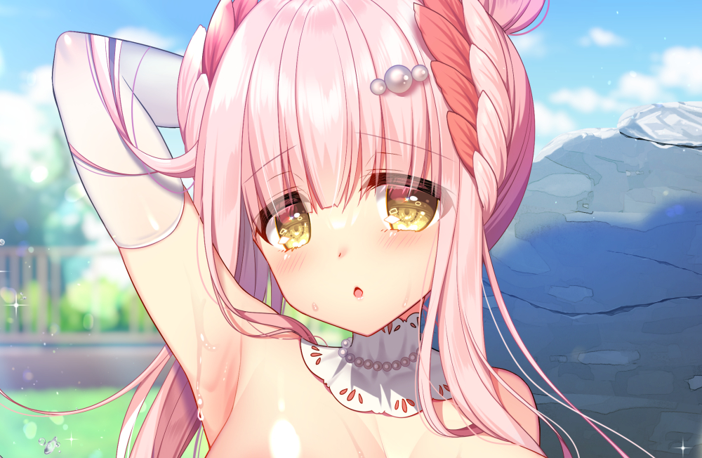 【宣伝】コミックアンリアルVol.92購入特典絵
👇色々見えてるやつ別途アップしました。
 #pixiv https://t.co/YqLvB6wKRS 
👇没ラフや原寸線画等はpixivFANBOXに🦩✨
 #pixivFANBOX https://t.co/Ok9D9cwV4j 