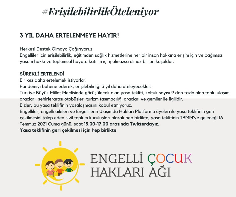#ErişilebilirlikÖteleniyor