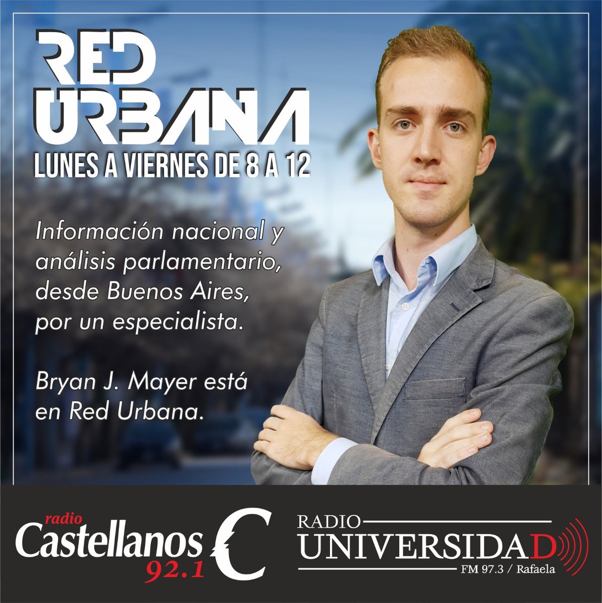 Universidad973's tweet photo. Quedate en casa que nosotros te informamos! 🙌🏻.

Hasta las 12 somos tu mejor compañía con #RedUrbana 💪🏻.

🎙Viví la mañana con #MarielaBorio junto a #HernanFagnola, #JavierColombo y un gran equipo!

#RadioUniversidad #RadioCastellanos 📻 https://t.co/cHpASjBmLd