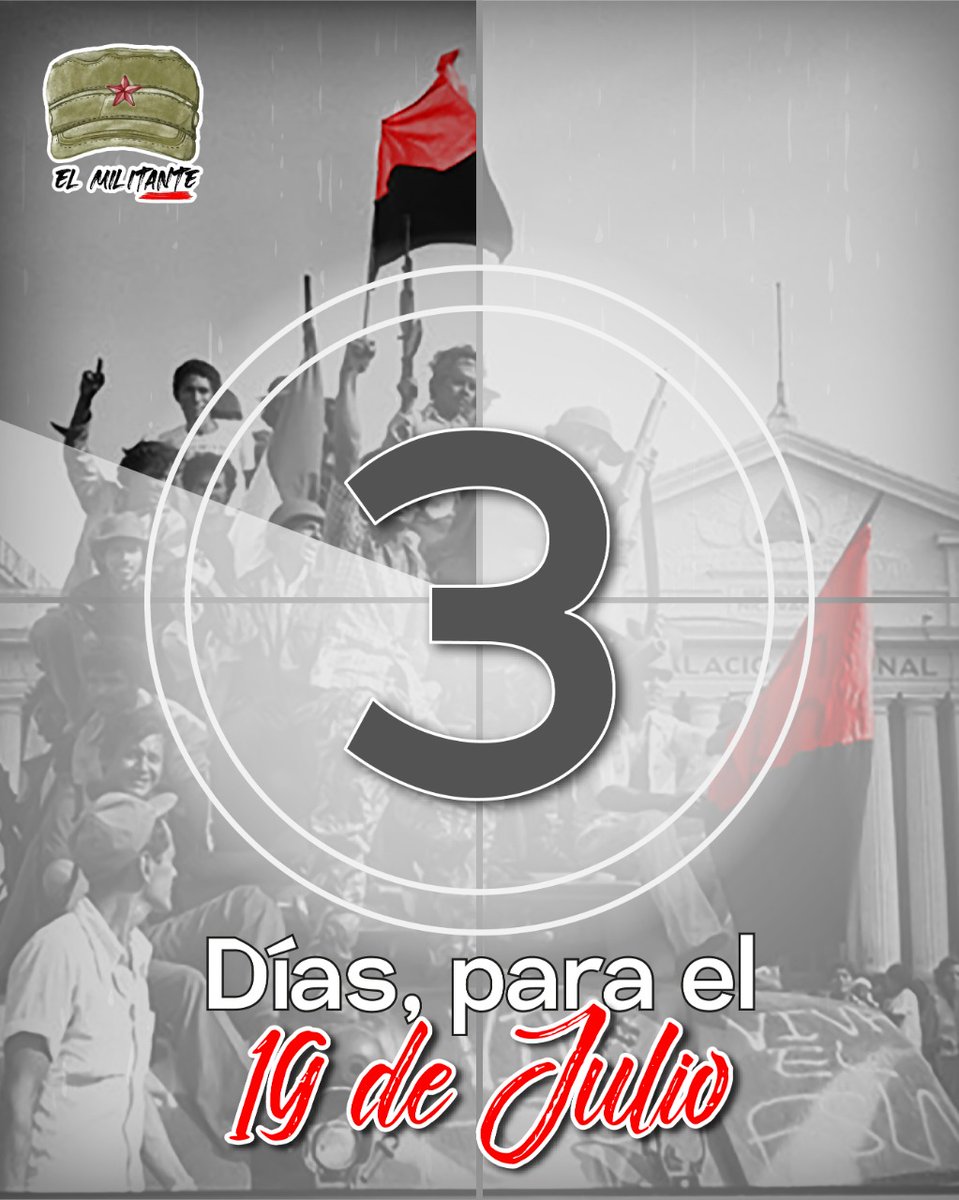 #16Julio Otro aniversario más en Revolución ❤️🖤✌️🇳🇮 #JulioCaminosDeVictorias #4219AlegríaJusticiaYPaz