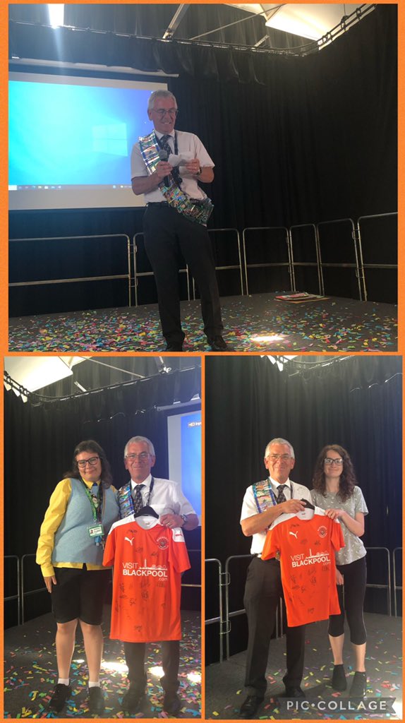 This morning we enjoyed a celebration assembly to look back over the 31 years that Mr Bradford has worked at PCA. Mr Bradford joined PCA in 1990 and has had great impact across our PCA community. We wish him a very long and happy retirement! 🌟🎉🌟<a href="/bradford_stuart/">stuart bradford</a> <a href="/BlackpoolFC/">Blackpool FC</a>