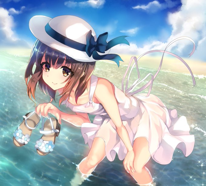 結構前の絵だけどお気に入りの一枚です

#イラスト  
#オリジナル
#夏 