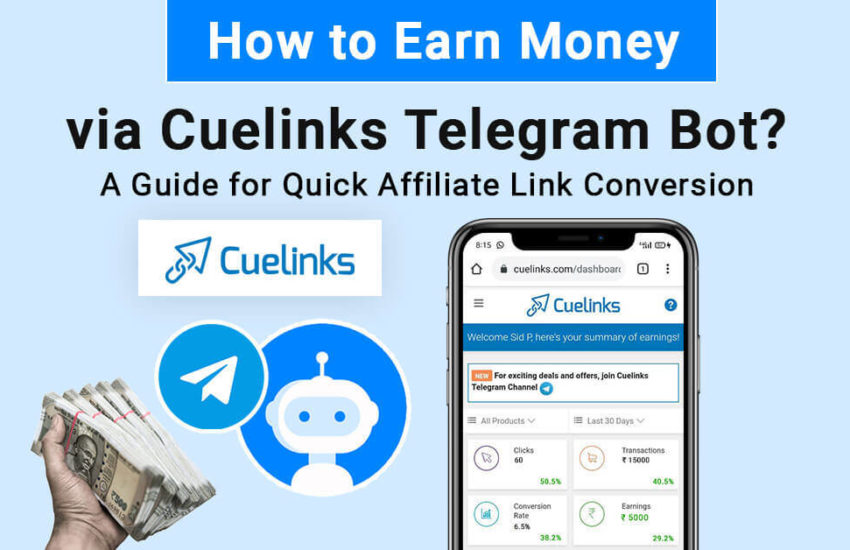 How to Earn Money via Cuelinks Telegram Bot? A Guide for Quick Affiliate Link Conversion - bit.ly/3hJ98bv #EarnMoneyOnline #affiliateprogram #telegramchannel