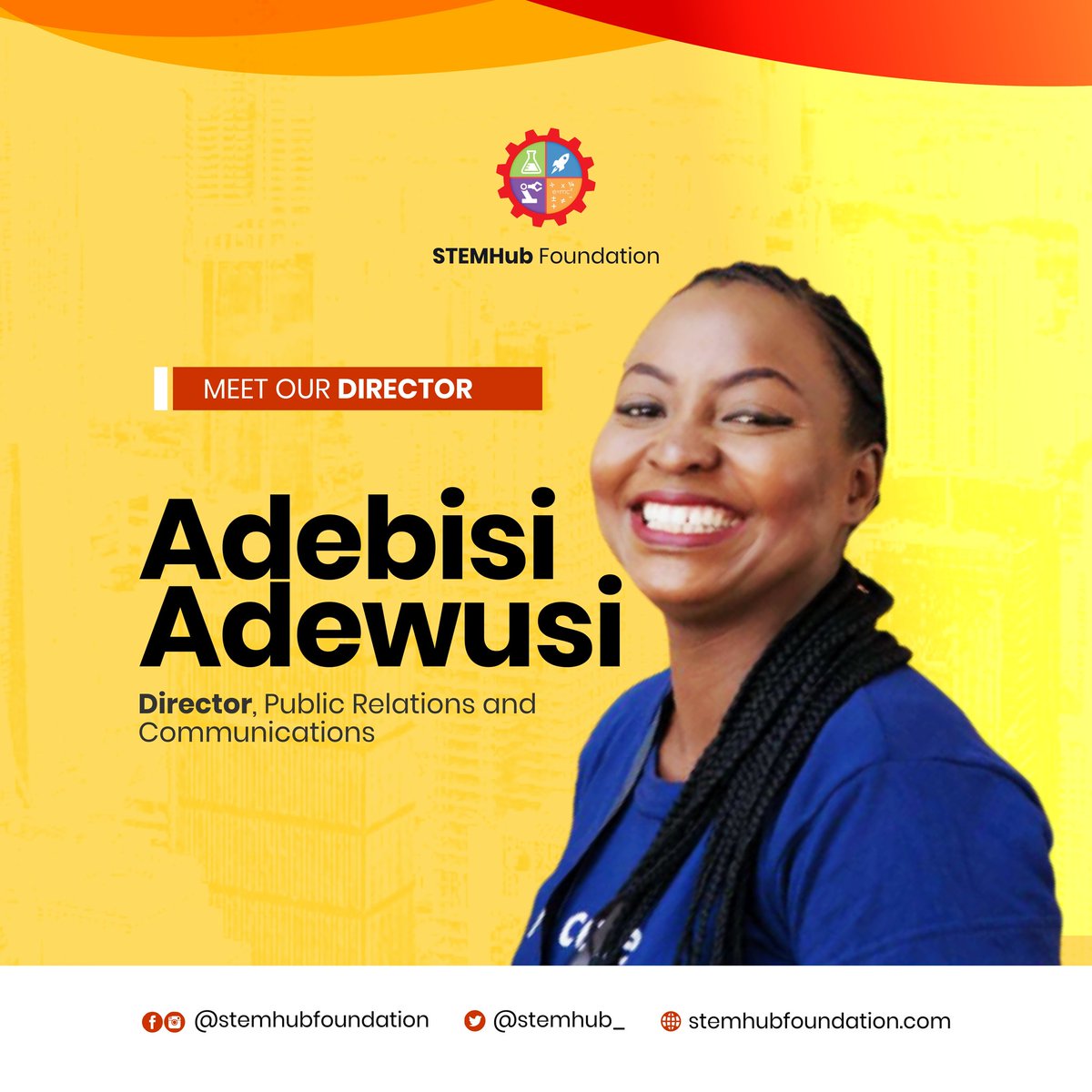 STEMHub_'s tweet photo. STEMHub Foundation is pleased to announce the appointment of three new directors. The new directors bring a wealth of experience to STEMHub Foundation and will help ensure the foundation achieves its mission.
#stem #stemcareers #stemdirector #STEMHubTechMasterclass2021 https://t.co/DkGgqcm72w