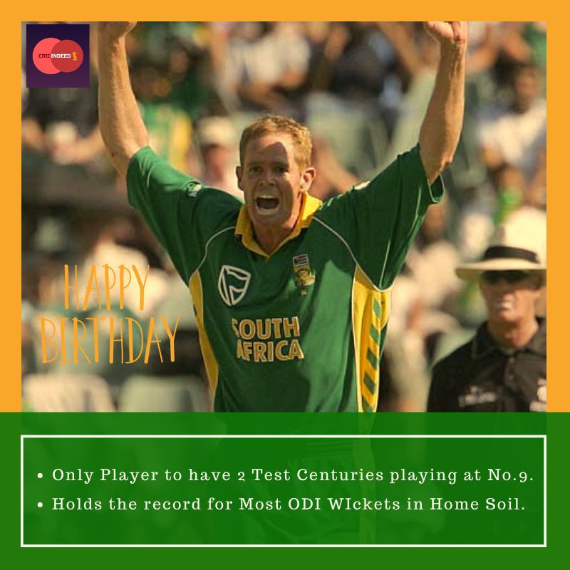 One of the best All rounders of 90s!

Happy birthday Shaun Pollock...  