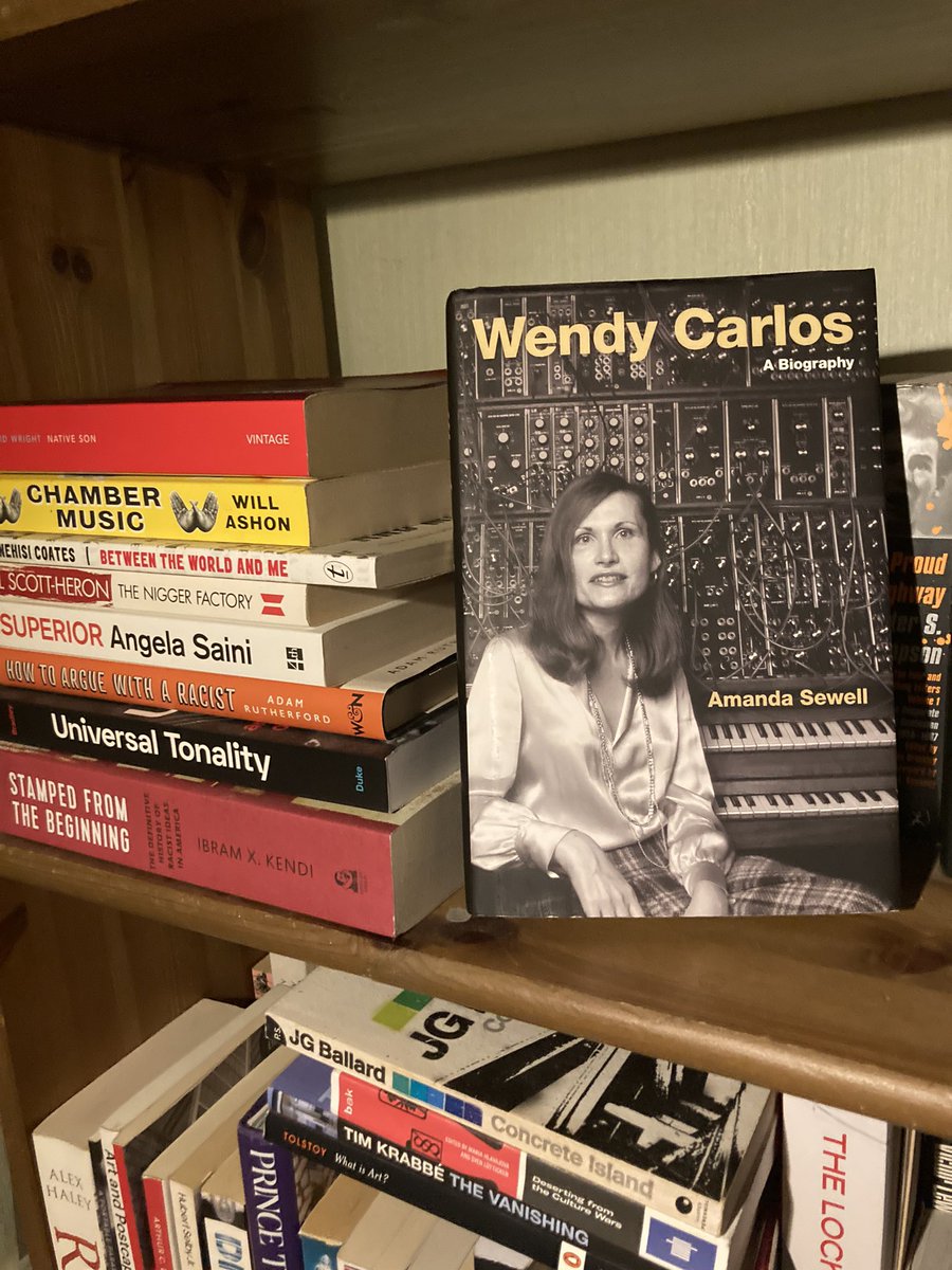 THE BIOGRAPHY OF WENDY CARLOS HAS JOINED THE READ PILE OF #BASEMENTREADS AND I PREPARE TO WORK OUT WHAT BOOK COMES NEXT #Literature #biography #music #electronicmusic #switchedonbach