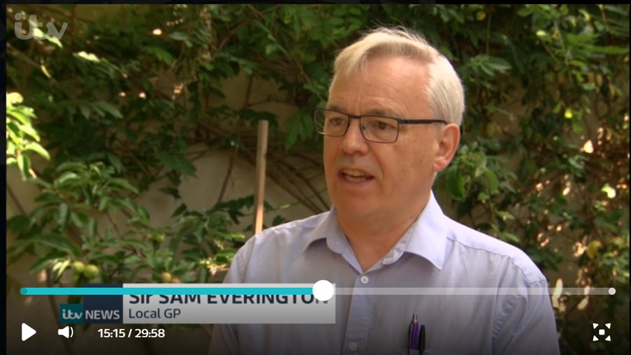 SocialPrescrib2's tweet photo. Here’s Sam Everington on ITV news last night supporting the  National Food Strategy for a fundamental change in our diet and future health. #SocialPrescribing will be the vital link bridging the gap between making healthy food more affordable for a greater number of people. https://t.co/lDHfmlvsE8