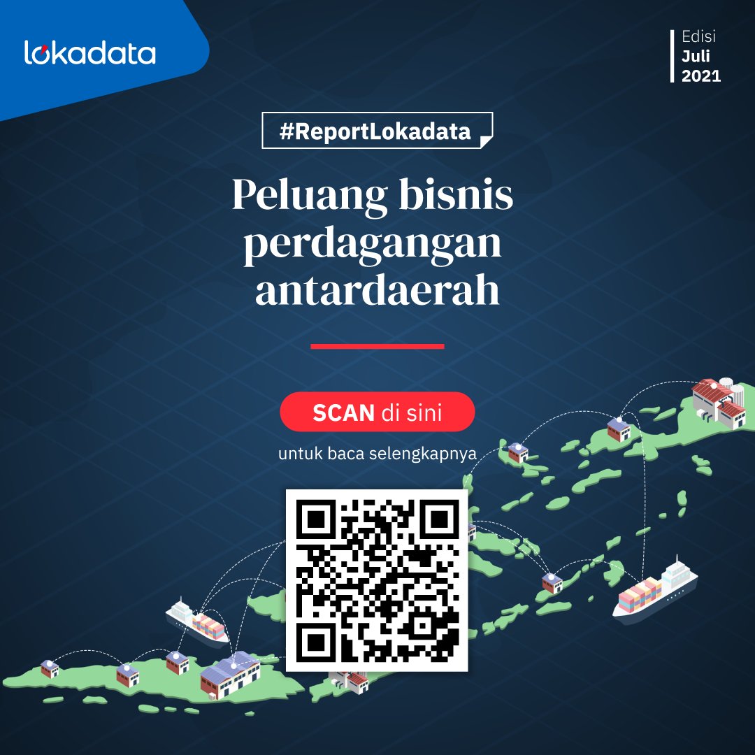 LokadataID's tweet image. Nilai #PerdaganganAntarDaerah terus meningkat. Bagaimana peta perdagangan antarprovinsi di Indonesia? Komoditas apa yang paling banyak dibutuhkan? Daerah mana yang paling banyak mengalami defisit dan surplus?

Selengkapnya dalam #ReportLokadata terbaru - s.lokadata.id/ReportPeluangB…