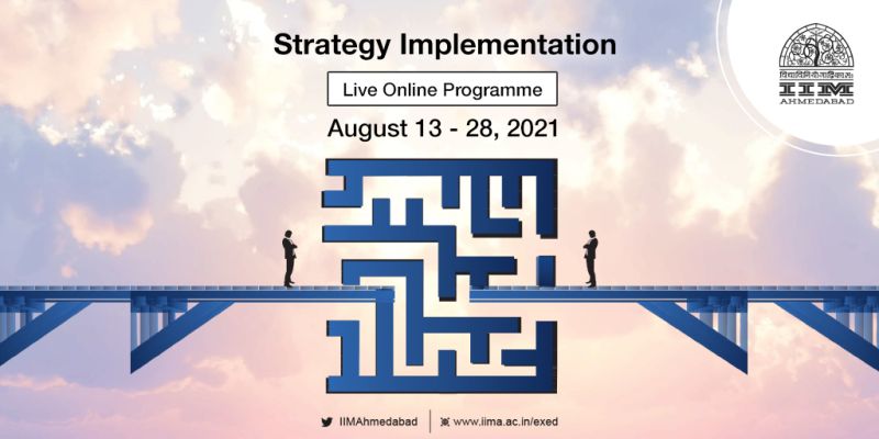 IIMAhmedabad's tweet image. IIMA brings you a programme on Strategy Implementation, chaired by Prof. Sunil Sharma and is scheduled during the month of August.
To learn more, visit, web.iima.ac.in/exed/programme…
#strategy #strategyimplementation #strategicleadership #communicatingstrategy #growthstrategies #iima