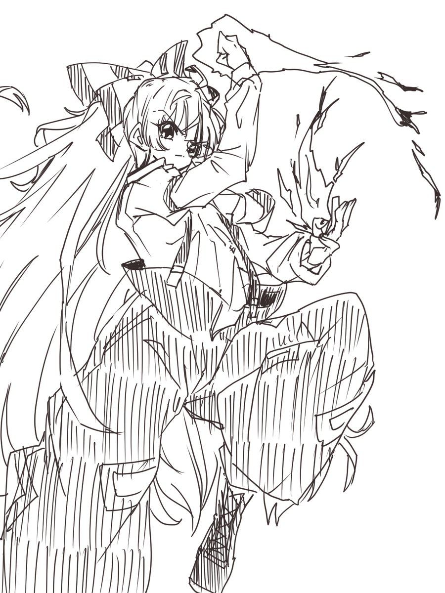 数分を消費して描きました 