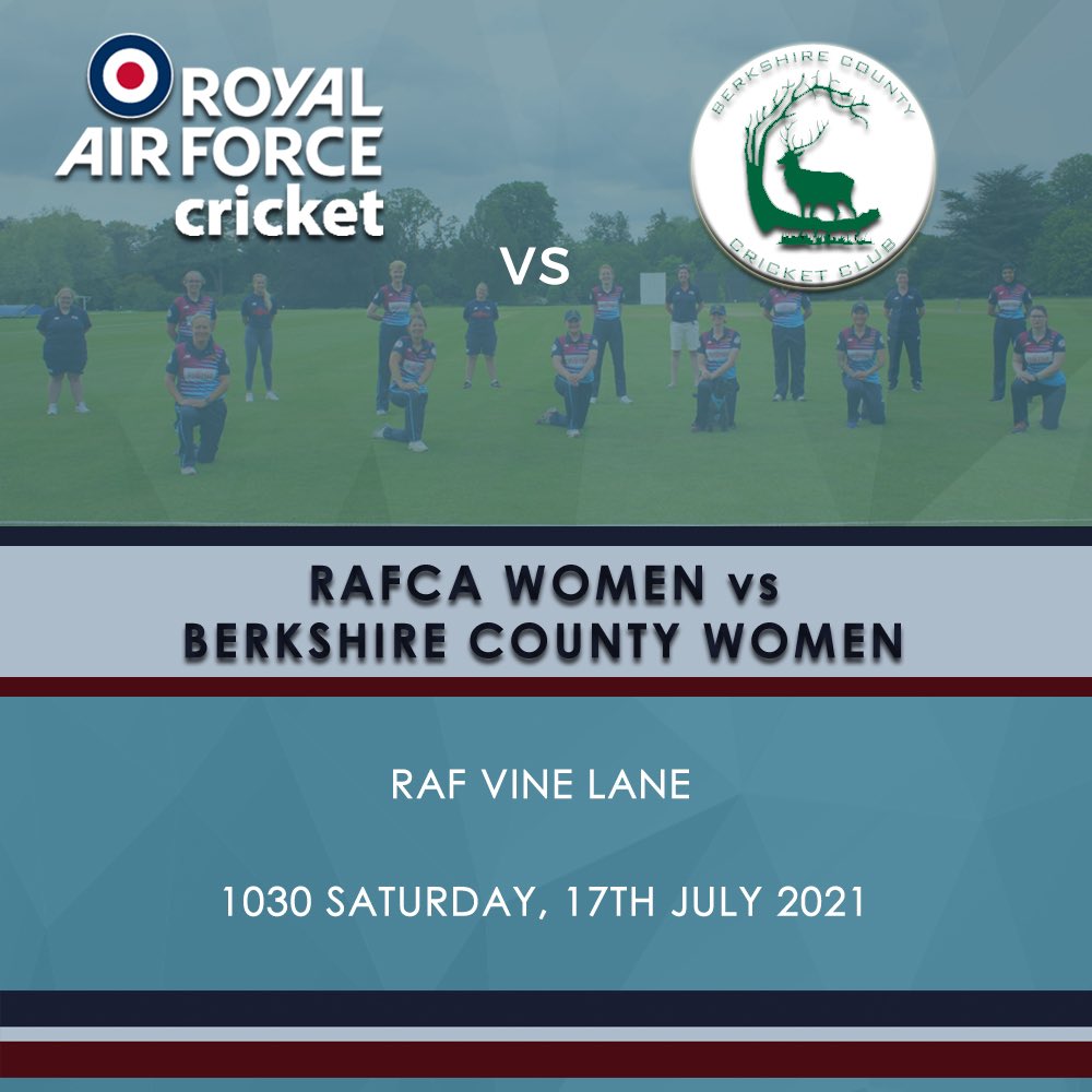 RAFCAWomen's tweet photo. We’re down at a sunny Vine Lane training for our match tomorrow v @BerksCCCWomen! 1030 start. @Fujitsu_Defence #aag @OfficersAssoc #novasystems https://t.co/Wmd7dtLV1q