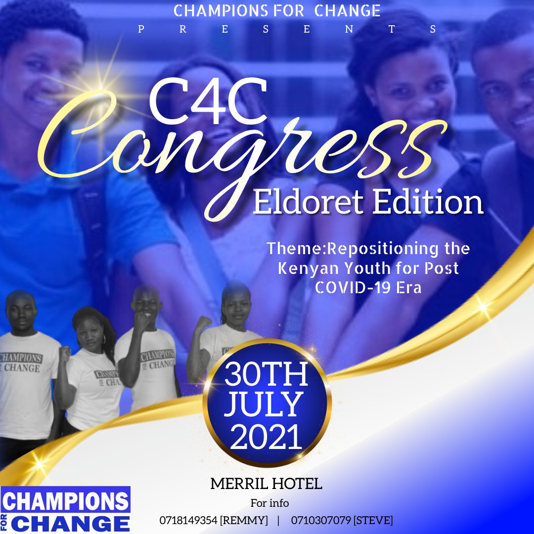change254x's tweet photo. C4C Eldoret Edition. 30th July is the time Merril Hotel is the place #c4c https://t.co/wQET5EP74b