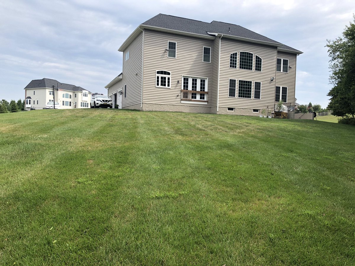 CLWlandscape's tweet photo. How about this for a Before and After 👀 Our designer created an amazing backyard oasis for this family. They will be able to use this backyard year round and host lots of party’s! 

#pool #hardscape  #design #beforeandafter #backyard #lowvoltagelighting #firepit https://t.co/RXLro4XVH7