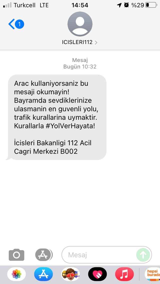 E okudum ama. Hiç mesaj atmasanız daha az dikkatim dağılırdı mesela.