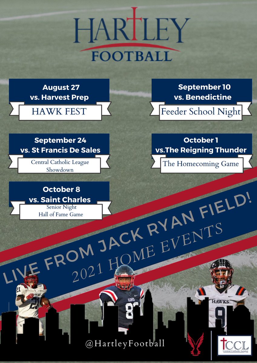 HartleyFootball's tweet photo. There will be nothing like being at #JackRyanField in 2021.
#LeaveNoDoubt #MasterTheMoments #EverythingMatters #WeNeedEachOther #LiveTheCulture https://t.co/h3gNz3y5u6