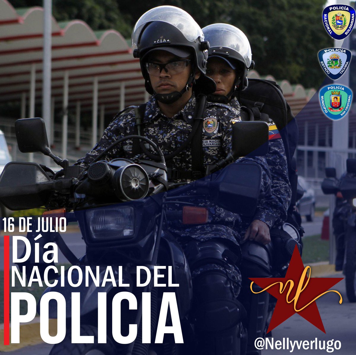 NellyverLugo's tweet photo. #16Jul celebramos con gran devoción el Día de la Virgen del Carmen, y con admiración el Día Nacional del Policía, ambas fechas son el reflejo del trabajo y la espiritualidad, en uno solo. 
Felíz Día
@FreddyBernal 
@PoliciaTachira 
@Tachira_PNB 
@PoliciaDeSC 
@Juntosxtachira1 https://t.co/ucbZjFtOk1