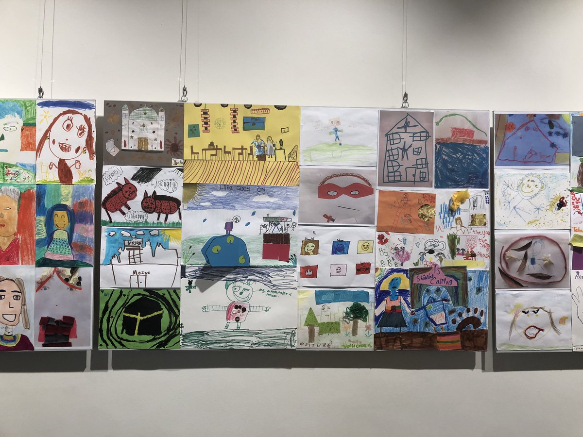 FaithArtChild's tweet photo. We had a blast launching our exhibition “BEING DIFFERENT TOGETHER” at @IlluminateAdl today lead by @annahm with @MarissaWillcox and Angelica Harris-Faull https://t.co/CNERBThgYE