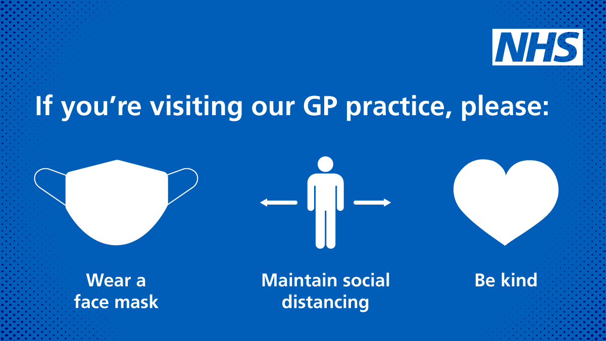 NHSDevon's tweet photo. The NHS in Devon is reminding people today that everyone accessing or visiting healthcare settings must continue to wear a face covering and follow social distancing rules

➡️ Read more here: https://t.co/eVcAkZiNpj https://t.co/pfQrKxcYUc