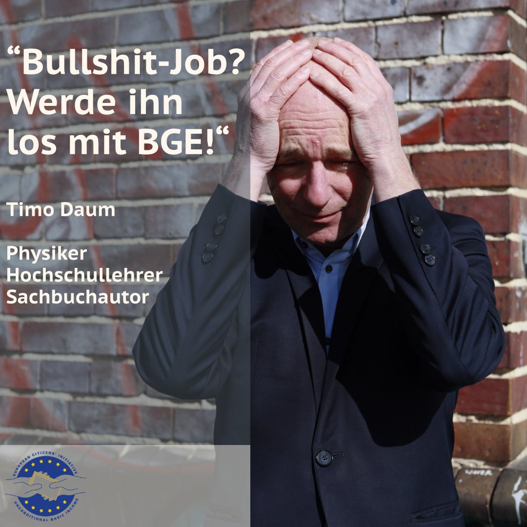 EBIBGE's tweet photo. Bedeutet ein BGE endlich das Ende von ‚Bullshit-Jobs‘? 🤯 @TimoDaum1
#signnow: https://t.co/BAx5jNgFzG
#bullshitbingo #bullshitquotes #BessereWelt #bge #grundeinkommen #meingrundeinkommen #grundeinkommenjetzt #changerdemonde #changetheworld #arbeitdiesinnmacht #bürokratie https://t.co/mdV8gm5TtJ