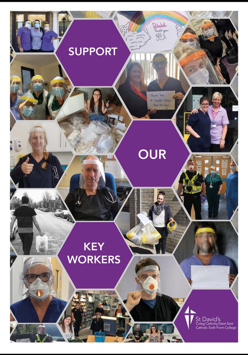 **Thank you**
Volunteer Award from @CatholicCardiff for work #PPEmanufacuture #communitywork &amp; money raised during #Covid_19 
Over £9000 raised 
2500 Face visors 
1000+ essential items  
Food hampers and baskets 
Tablets for community to stay in touch with family +muchmore 💙