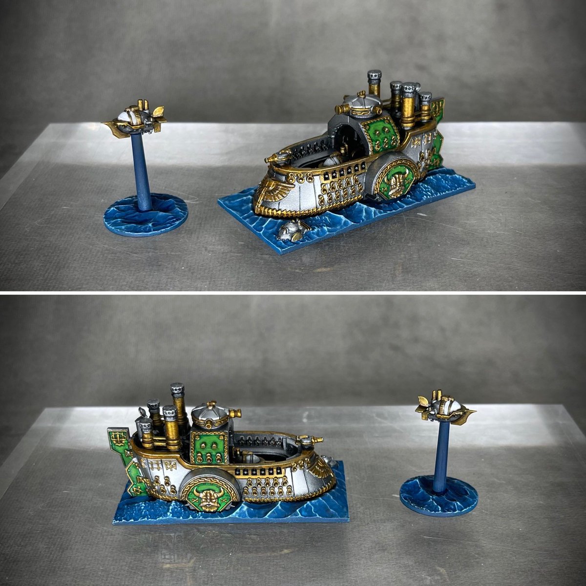 MiniatureRealms's tweet photo. Moooooore of a recent Dreadfleet commission.
#miniaturepainting #wargaming #paintmoreminis #miniaturerealms #miniaturerealmsstudio https://t.co/Z3dBYLSdNK