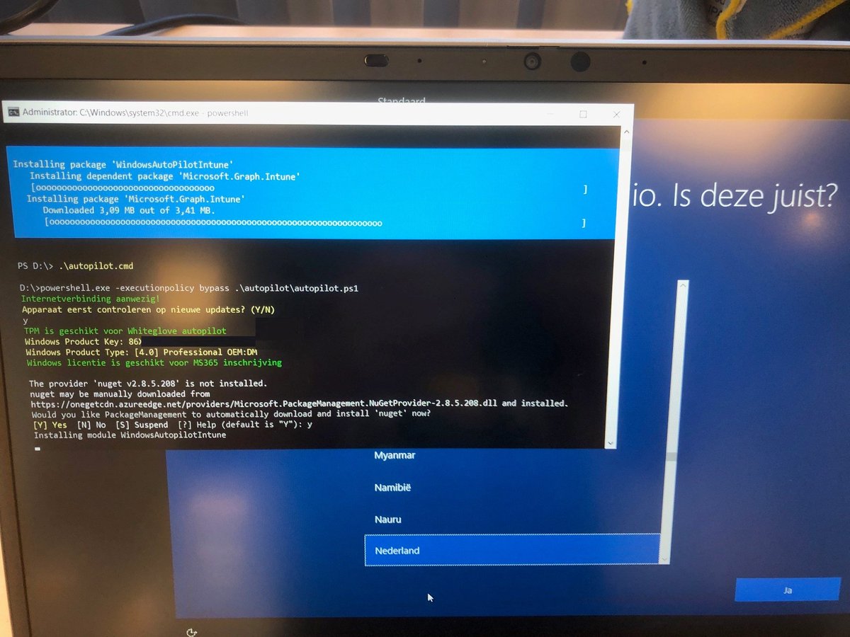 Mister_MDM's tweet photo. I guess its time to install/enroll my new HP zbook firefly 15 g7 with autopilot
#newdevice #autopilot #workingfaster https://t.co/8KsVw69WdL