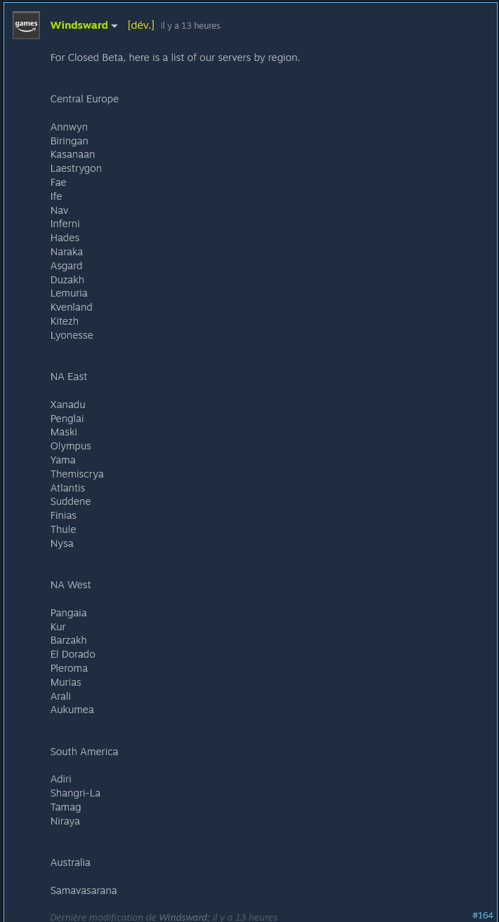 Windsward Map for New World MMO